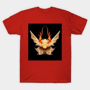 Fire Dragon Origami T-Shirt